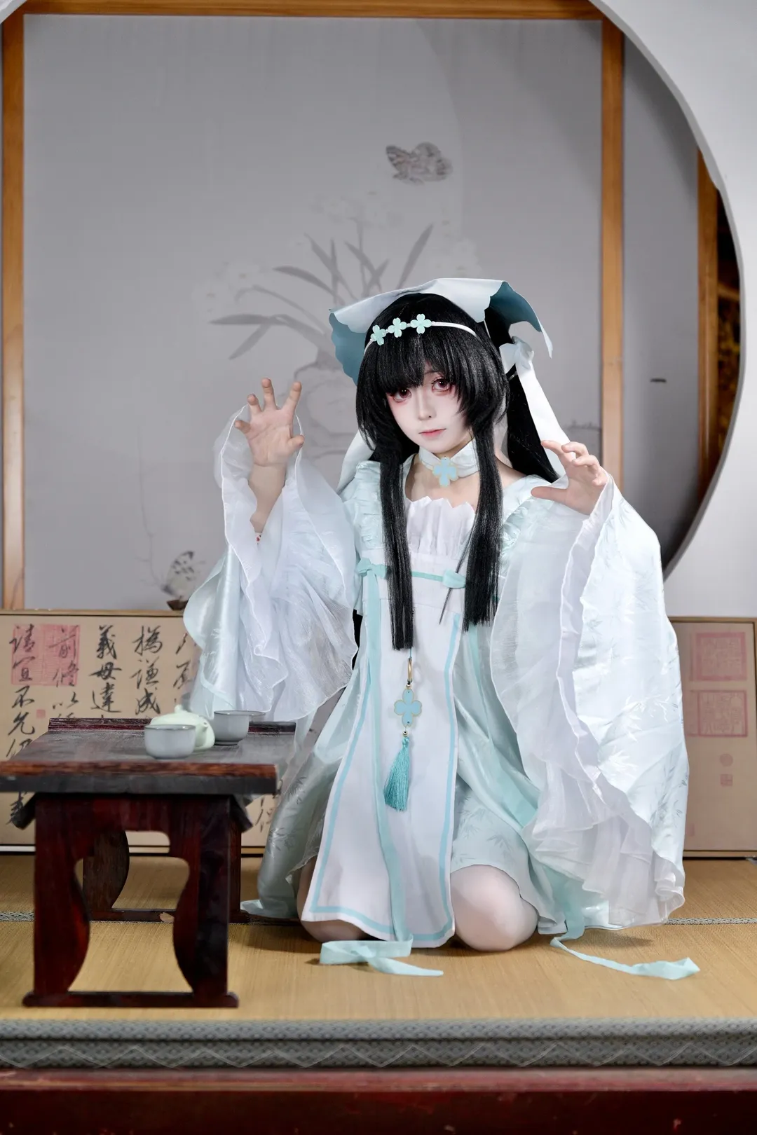 碧蓝航线, 国风cosplay, 角色扮演摄影, 长风cos, 茶室写真 - 第3张