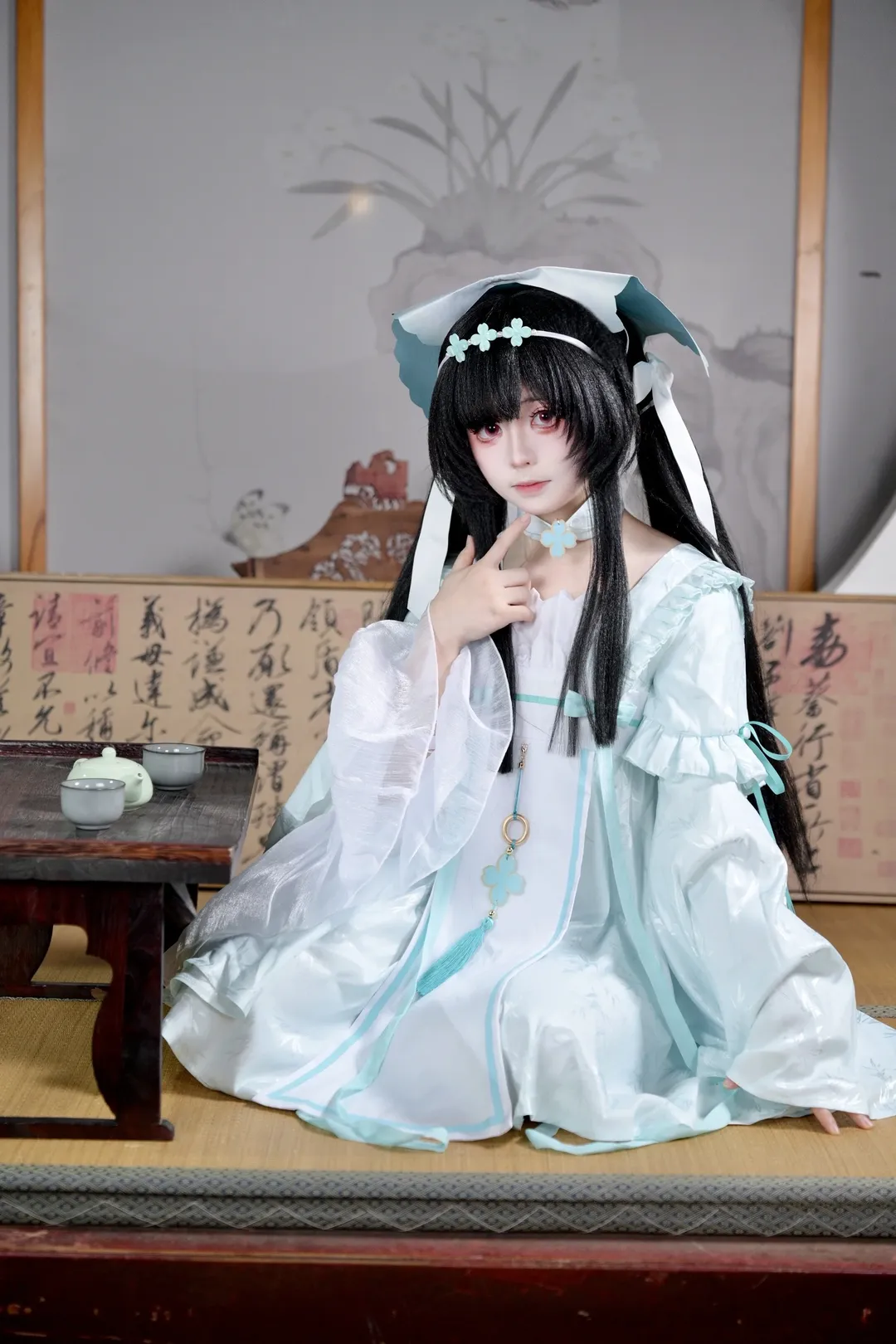 碧蓝航线, 国风cosplay, 角色扮演摄影, 长风cos, 茶室写真