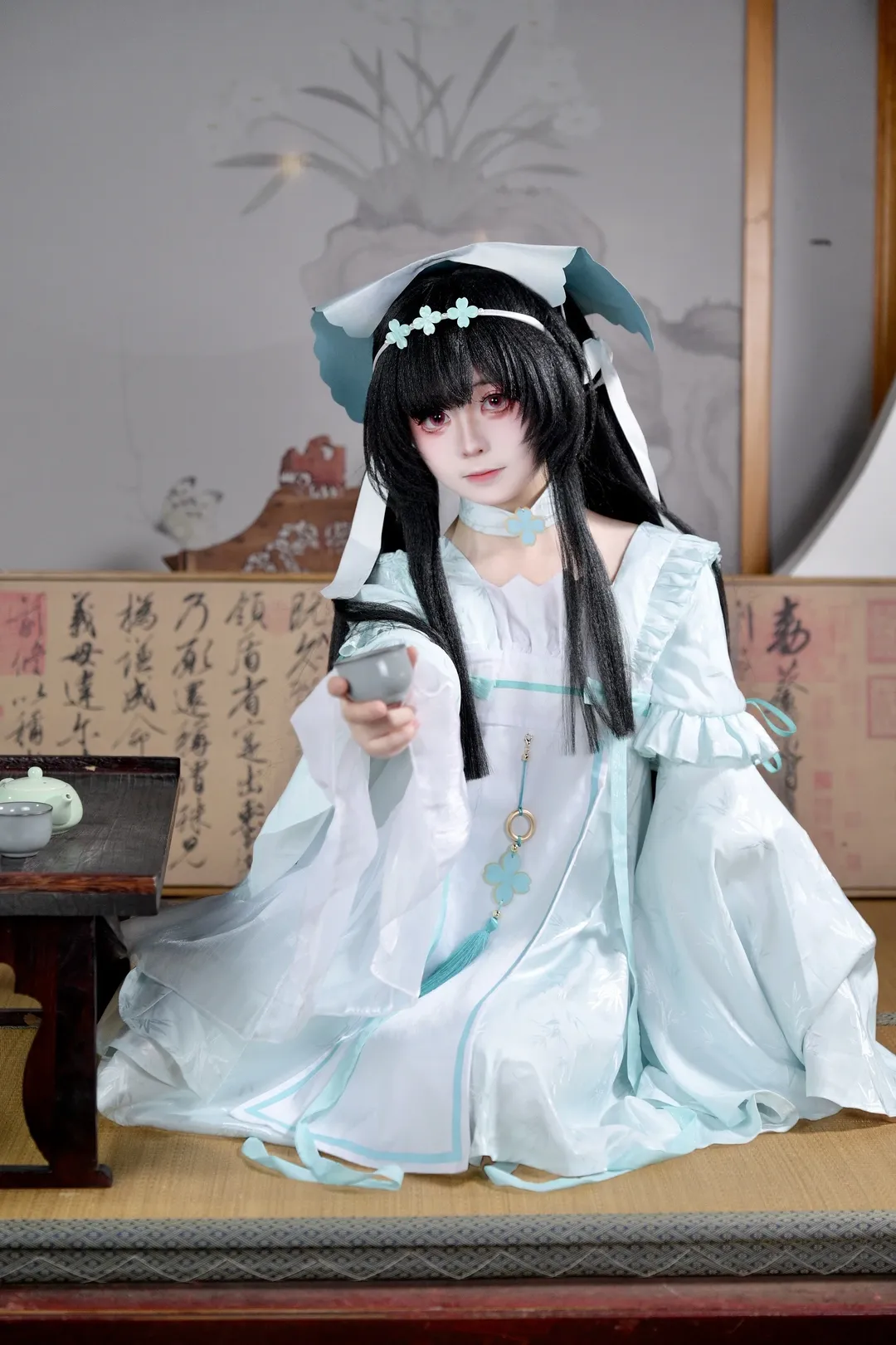 碧蓝航线, 国风cosplay, 角色扮演摄影, 长风cos, 茶室写真 - 第6张
