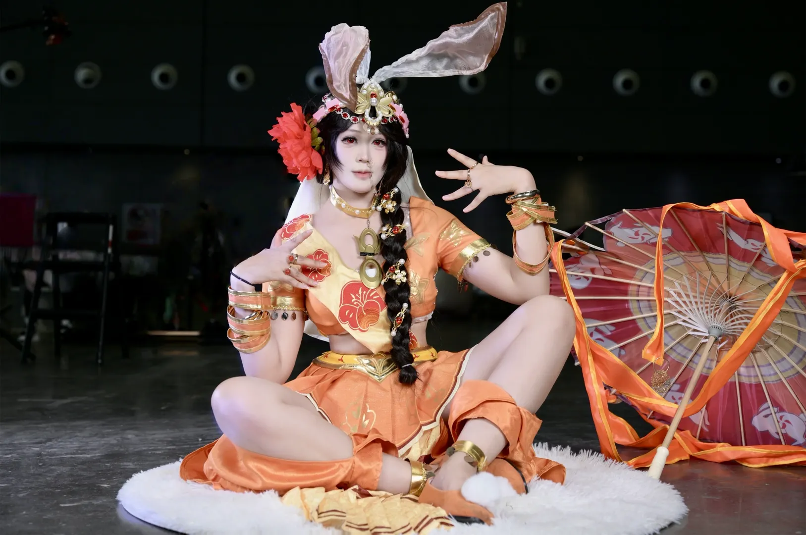 漫展返图, 王者荣耀, 公孙离cos, cosplay场照, 玉兔公主