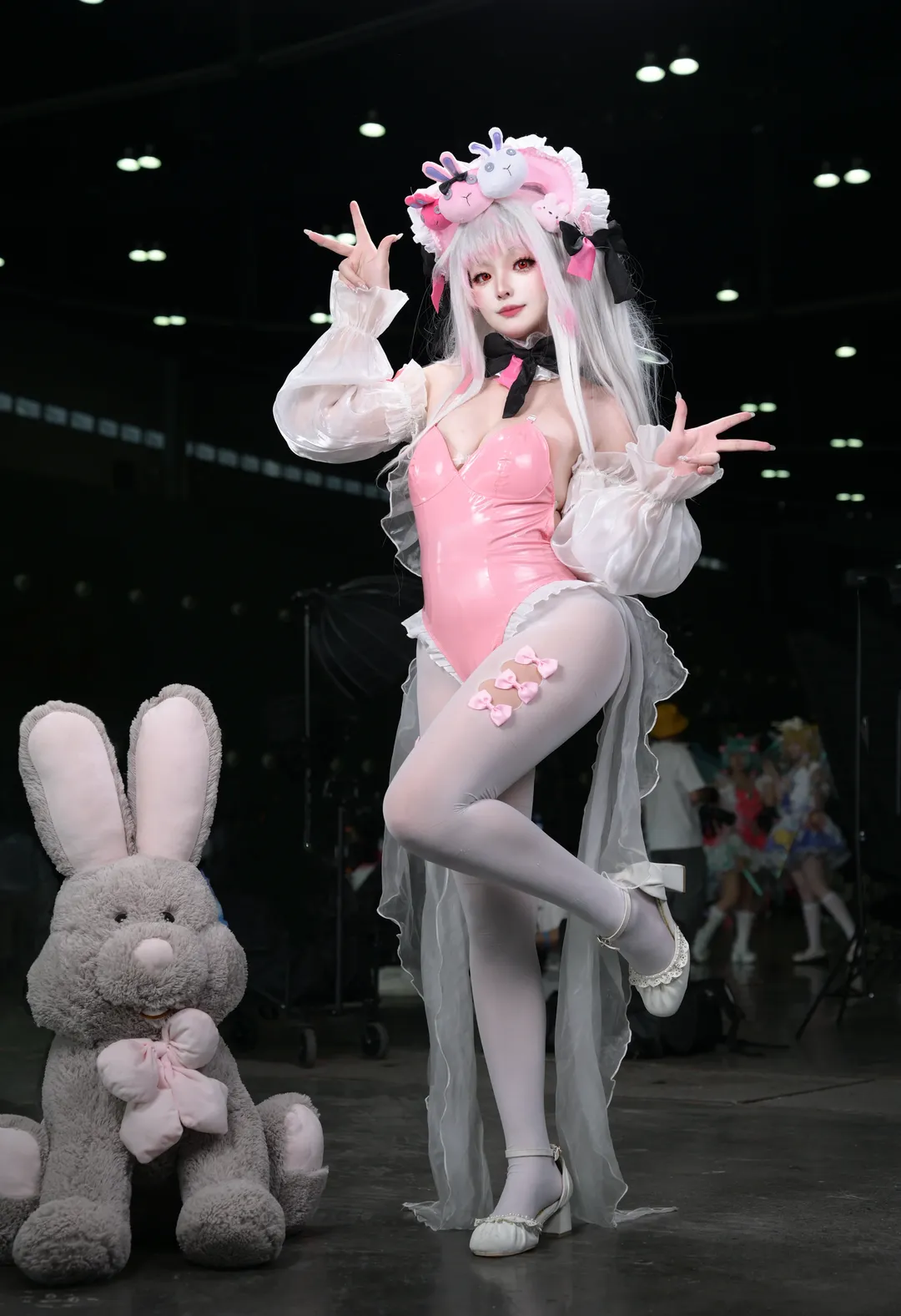 碧蓝航线, 漫展返图, 兔女郎, 二次元cosplay, 哈尔福德cos