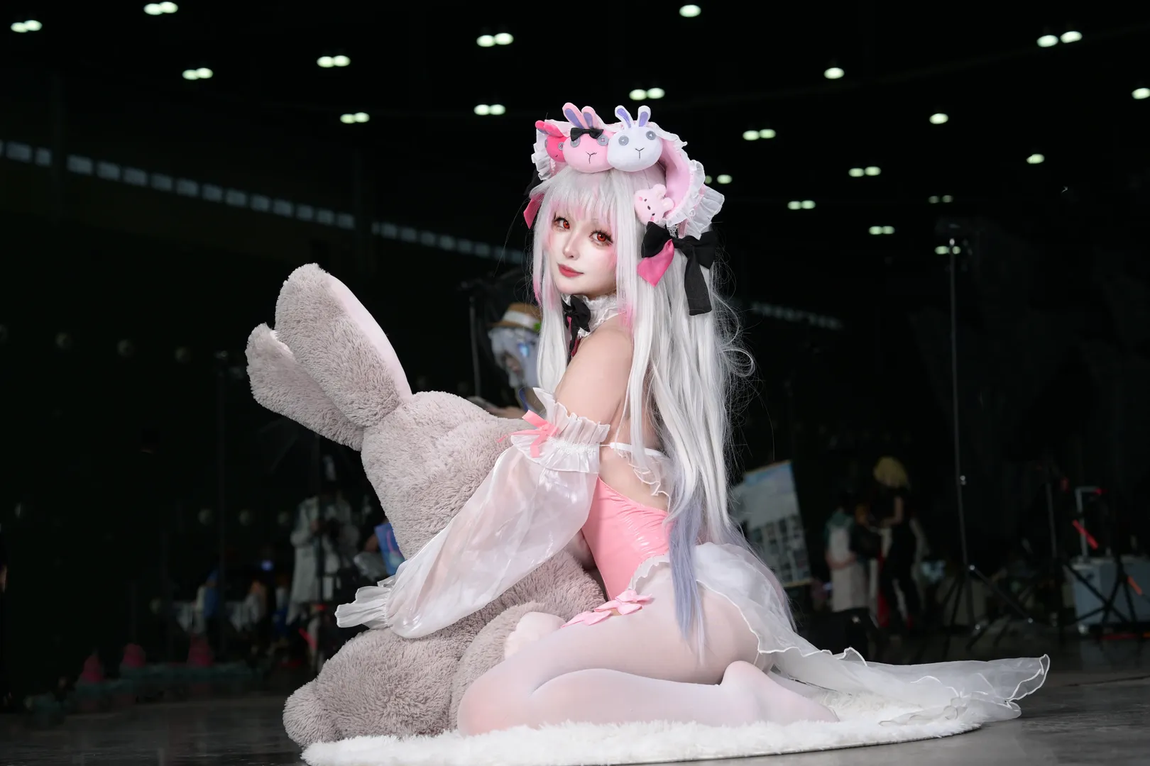 碧蓝航线, 漫展返图, 兔女郎, 二次元cosplay, 哈尔福德cos - 第3张