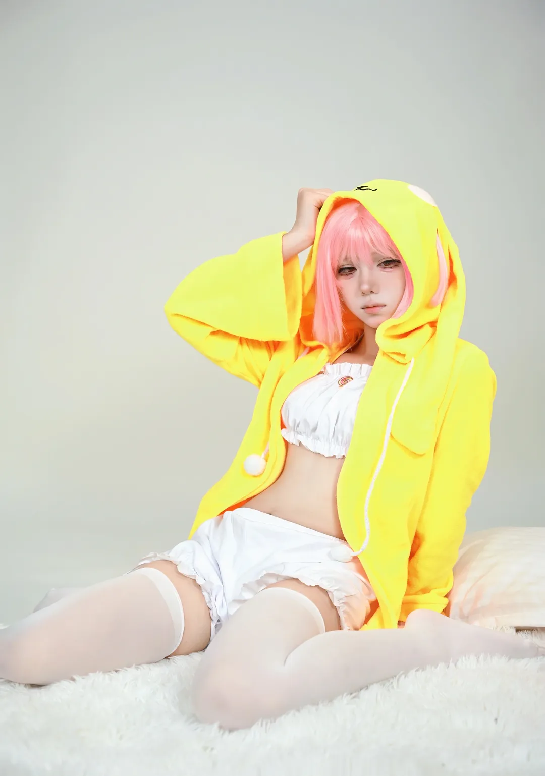 アズールレーン, 二次元コスプレ, 雰囲気のある写真, 白ホリ撮影, 卯月 コスプレ