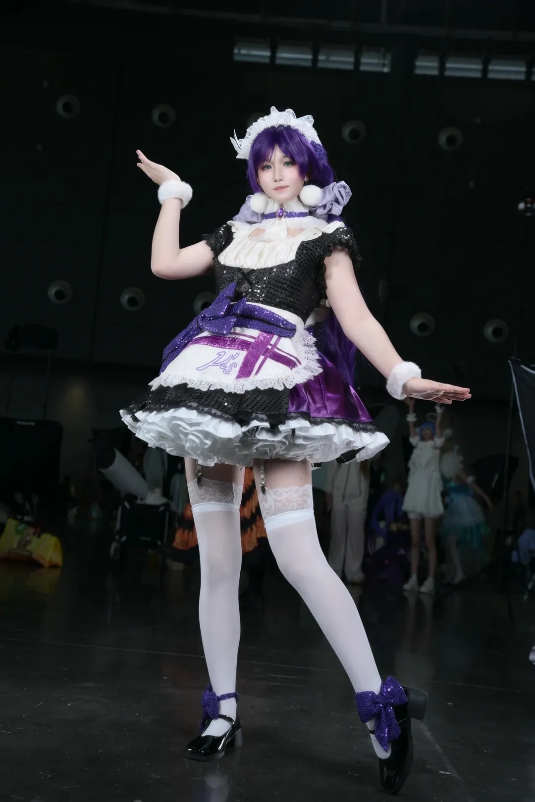 二次元摄影, 漫展场照, 女仆装cosplay, 东条希cos, Lovelive