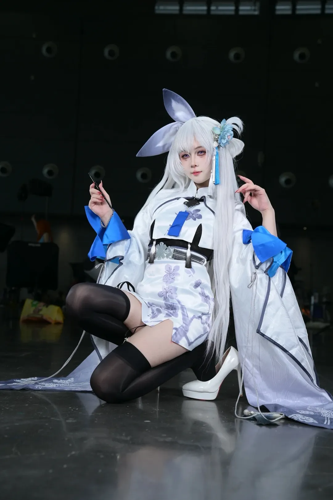 二次元摄影, 胜利女神妮姬, 漫展场照, cosplay穿搭, 白鹤cos - 第6张