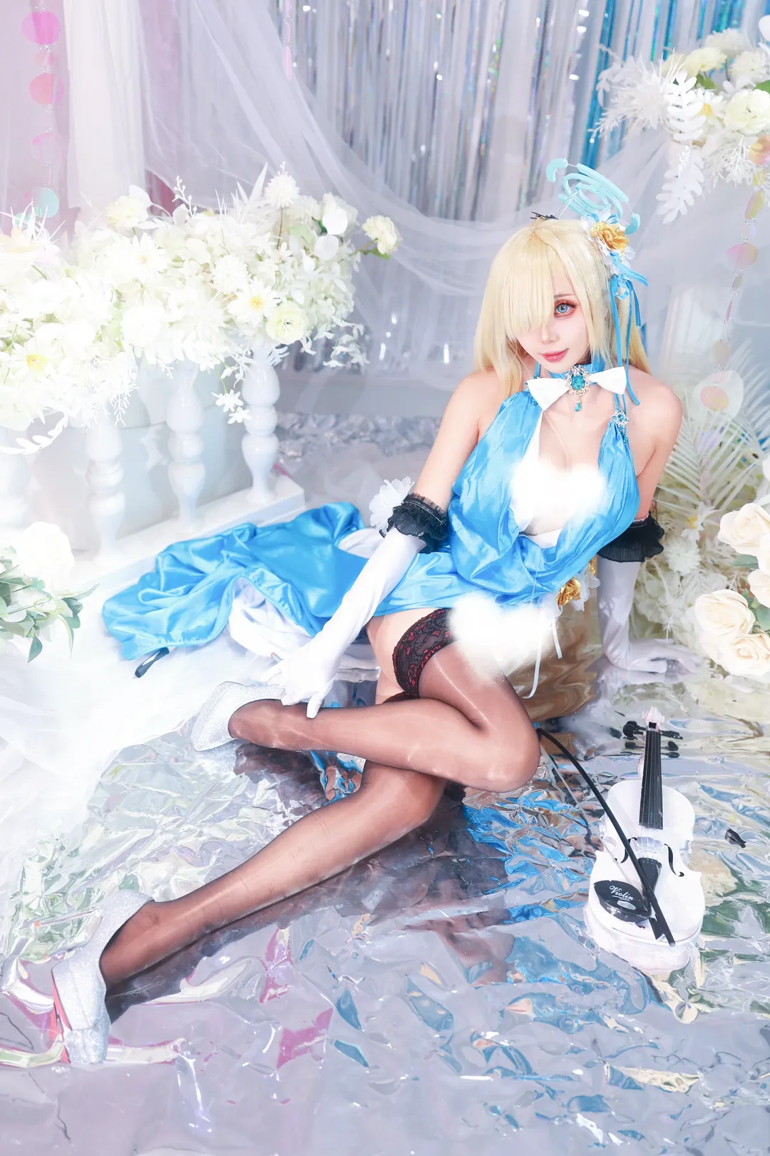 二次元cosplay, 一之濑明日奈cos, Love Live! 虹咲学园学园偶像同好会, 礼服写真, 梦幻拍摄