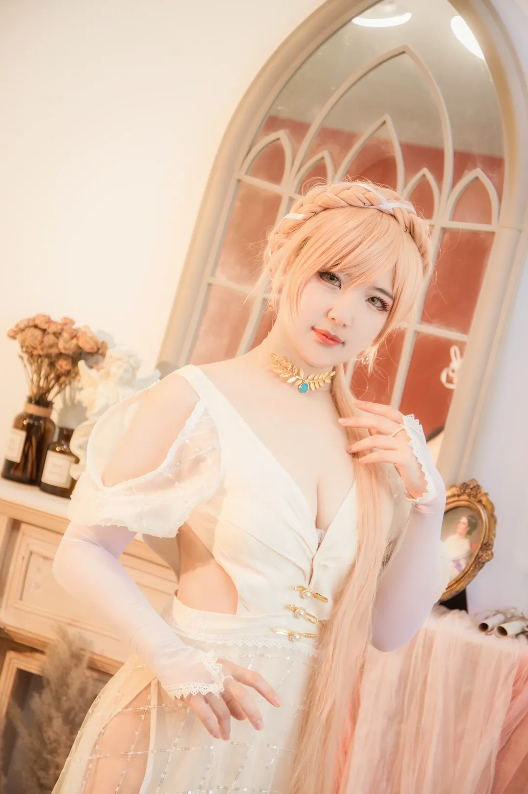 二次元cos正片, 闪电姐cos, 少女前线, 婚纱cosplay, 停服纪念 - 第4张