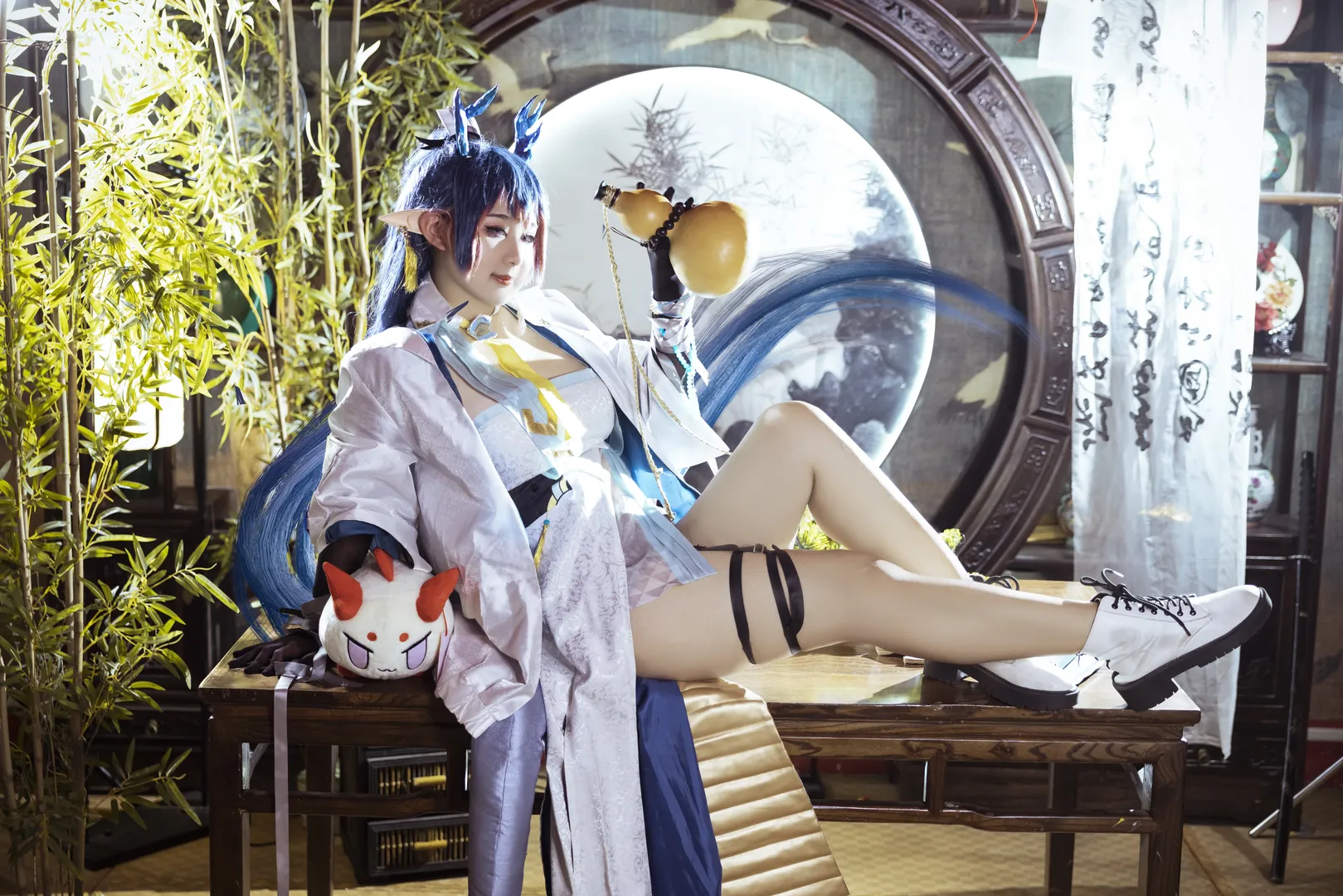 明日方舟, cosplay分享, 二次元cos摄影, 明日方舟令cos, 古风国风人像 - 第2张