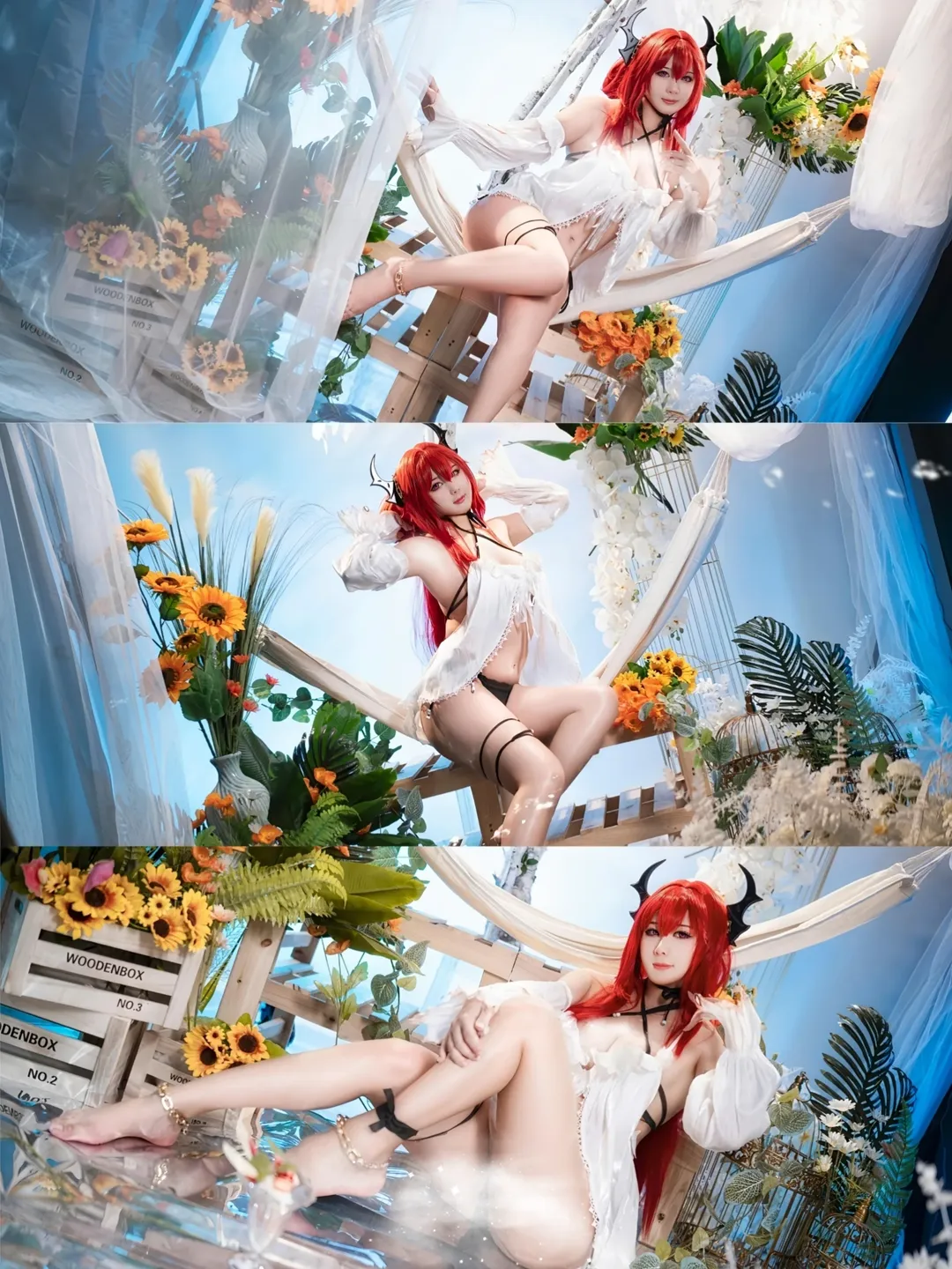 二次元摄影, 明日方舟, 史尔特尔cos, 泳装cosplay, 夏日清凉 - 第1张