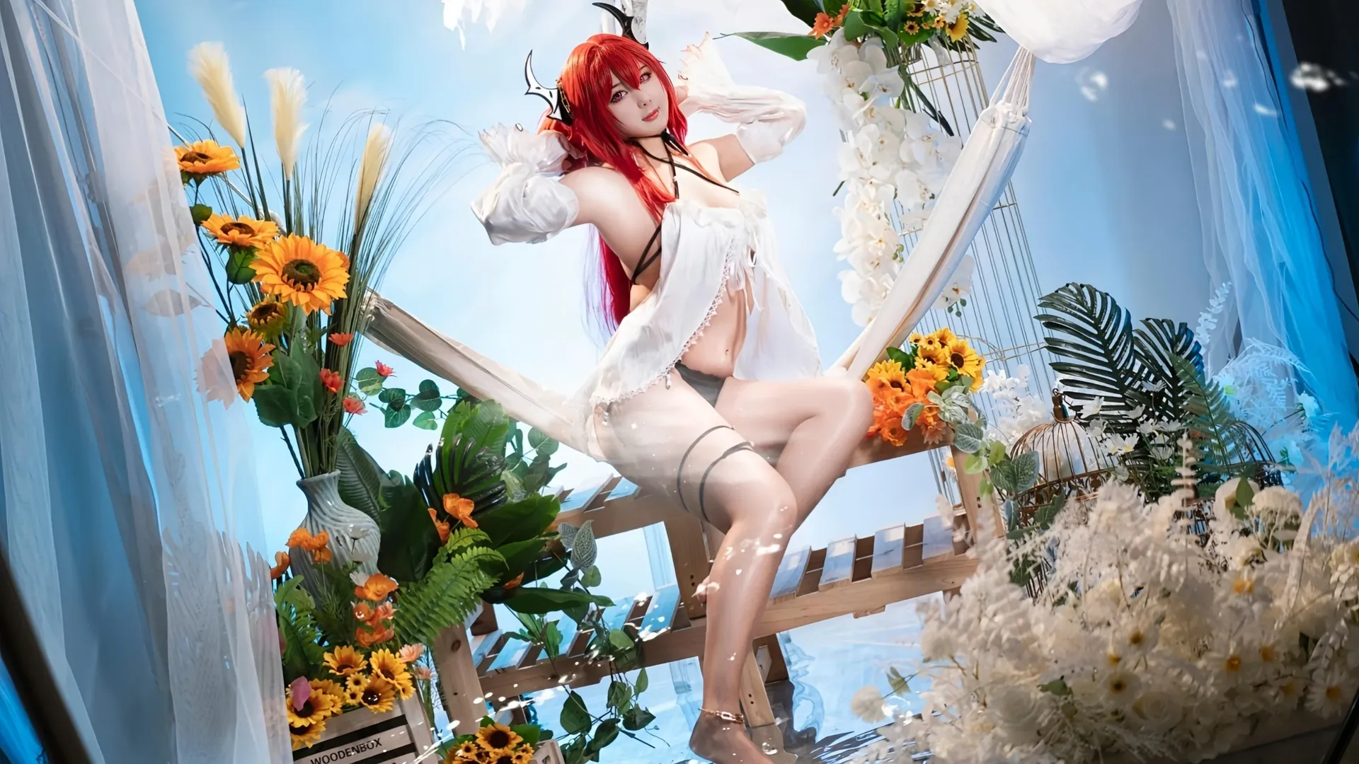 二次元摄影, 明日方舟, 史尔特尔cos, 泳装cosplay, 夏日清凉 - 第2张