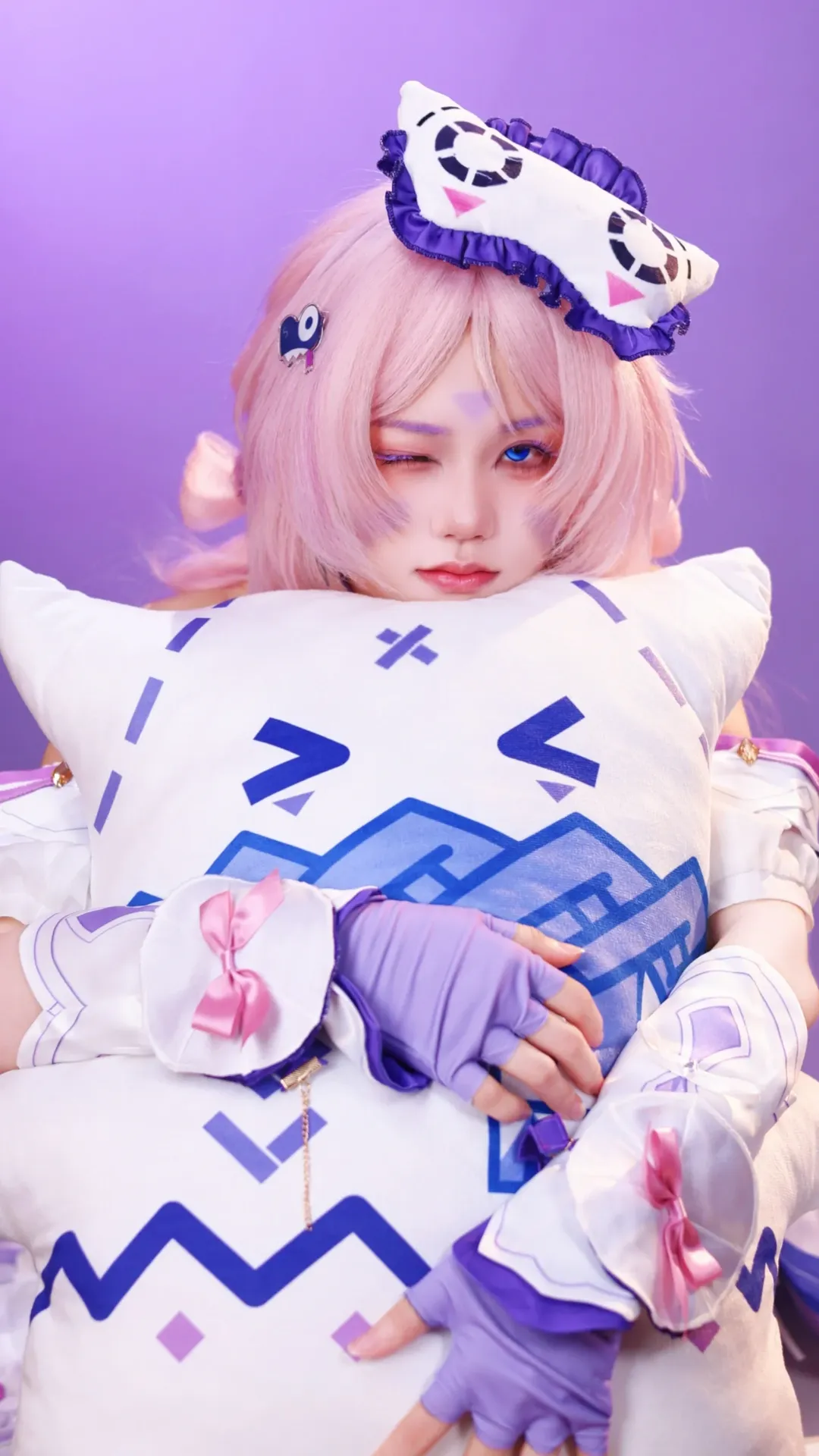 Genshin Impact, Citlali cosplay, Cosplay photography, Home style, Pink hair - Image 2