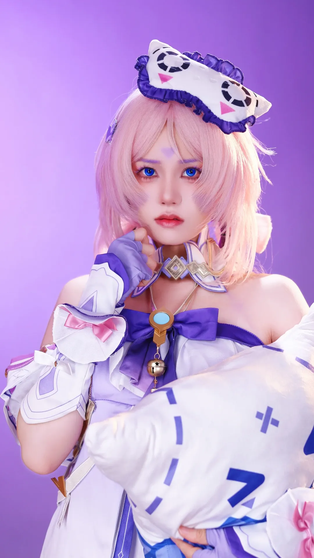 Genshin Impact, Citlali cosplay, Cosplay photography, Home style, Pink hair - Image 6