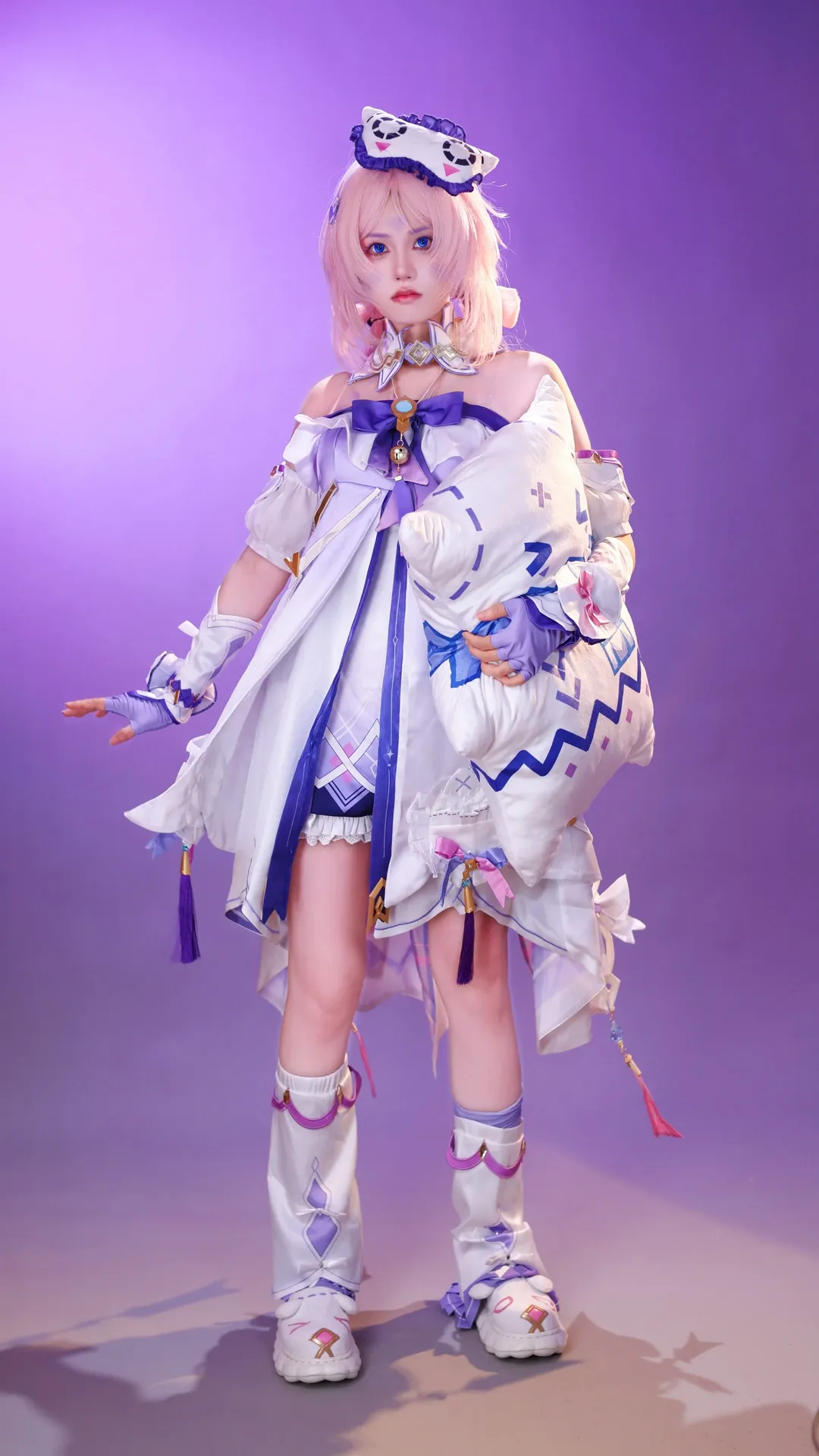 Genshin Impact, Citlali cosplay, Cosplay photography, Home style, Pink hair - Image 7