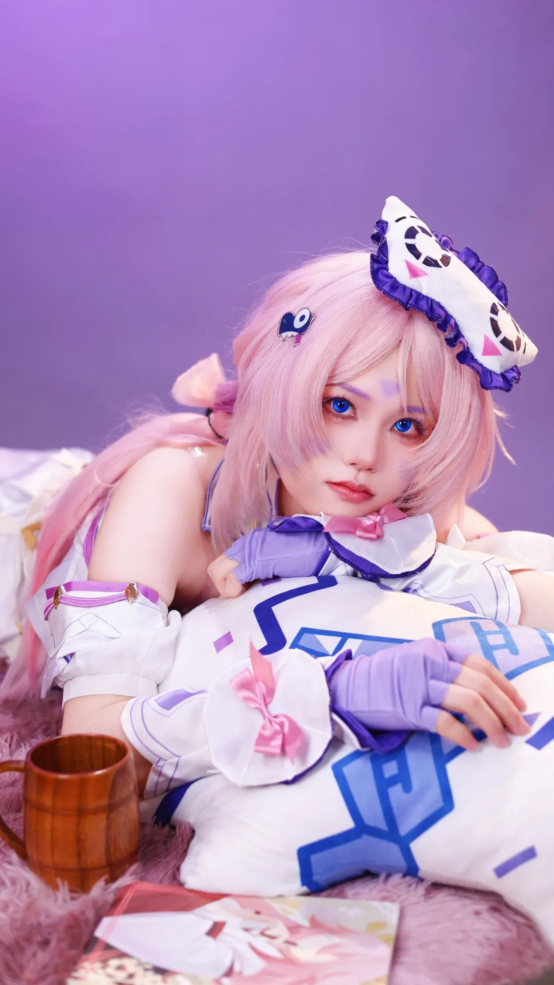 Genshin Impact, Citlali cosplay, Cosplay photography, Home style, Pink hair - Image 8