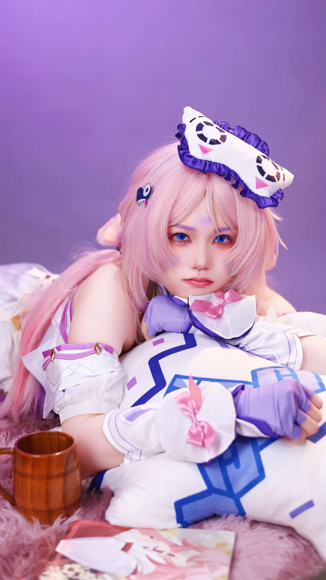 Genshin Impact, Citlali cosplay, Cosplay photography, Home style, Pink hair - Image 9