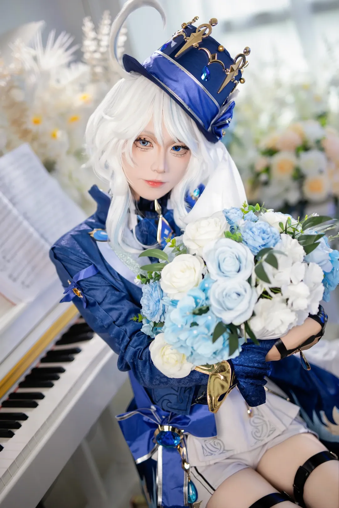 原神, 芙宁娜cos, cosplay正片, 二次元cos摄影, 罪人舞步旋 - 第3张