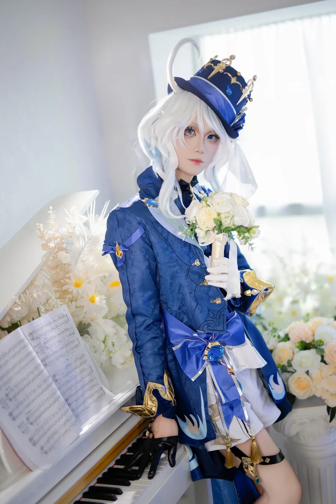 原神, 芙宁娜cos, cosplay正片, 二次元cos摄影, 罪人舞步旋 - 第4张
