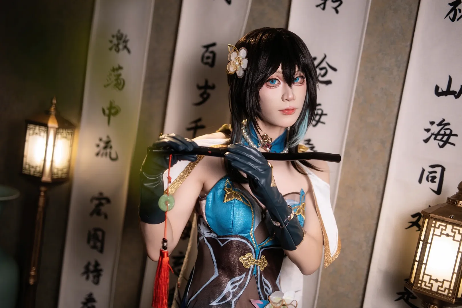 古风cosplay, 中式美学, 阮梅cos, 国风少女, 摄影写真 - 第2张