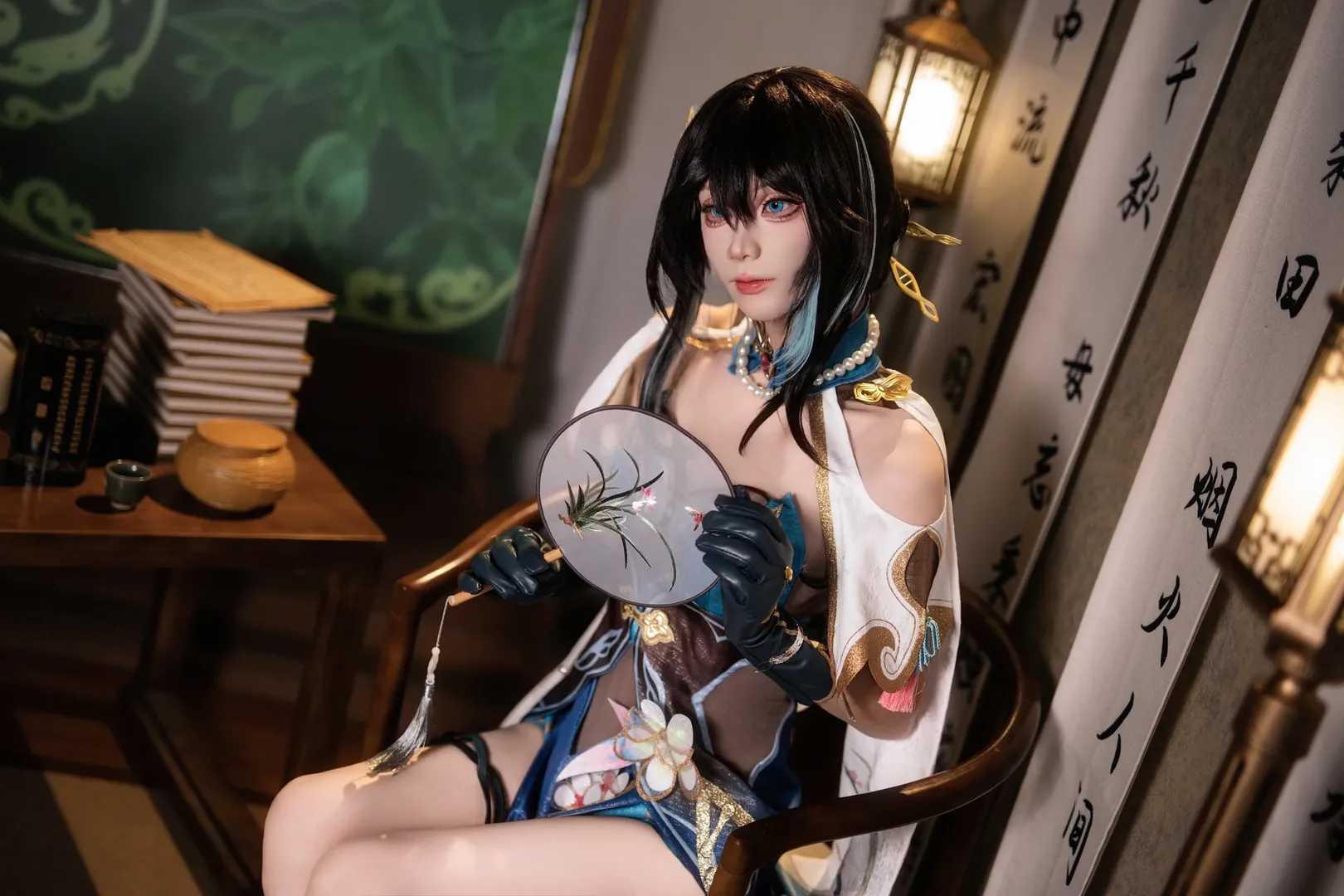 古风cosplay, 中式美学, 阮梅cos, 国风少女, 摄影写真 - 第3张