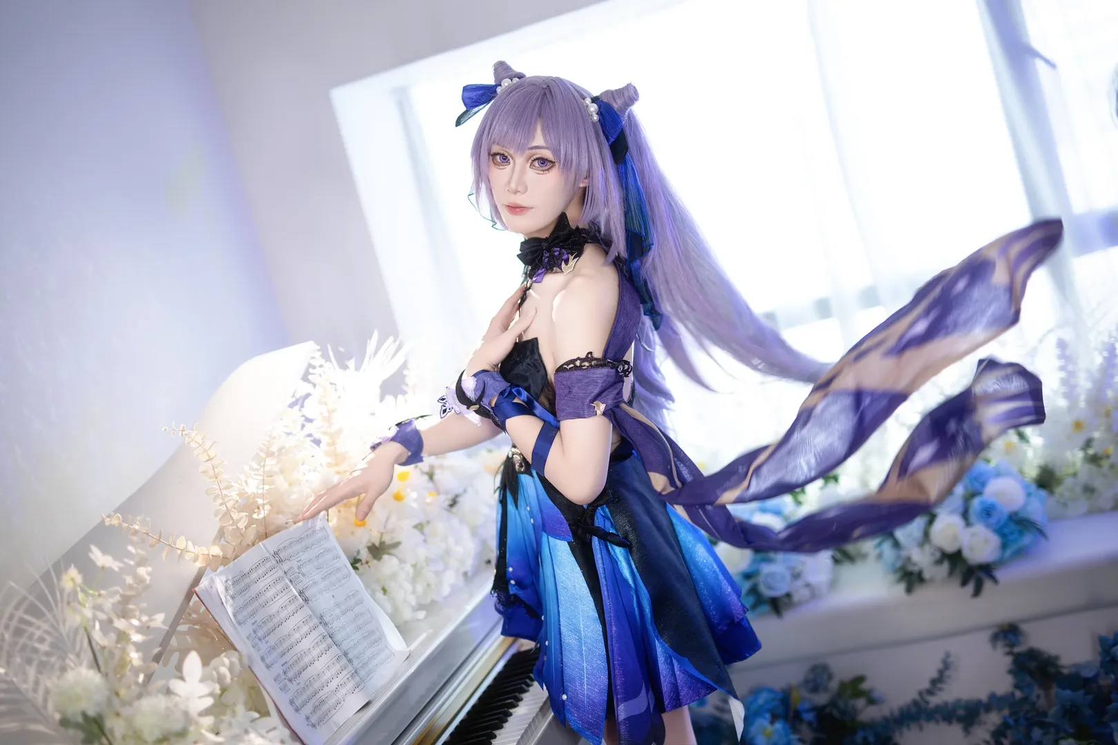 角色扮演, 原神, 二次元摄影, 刻晴cos, cosplay正片 - 第3张