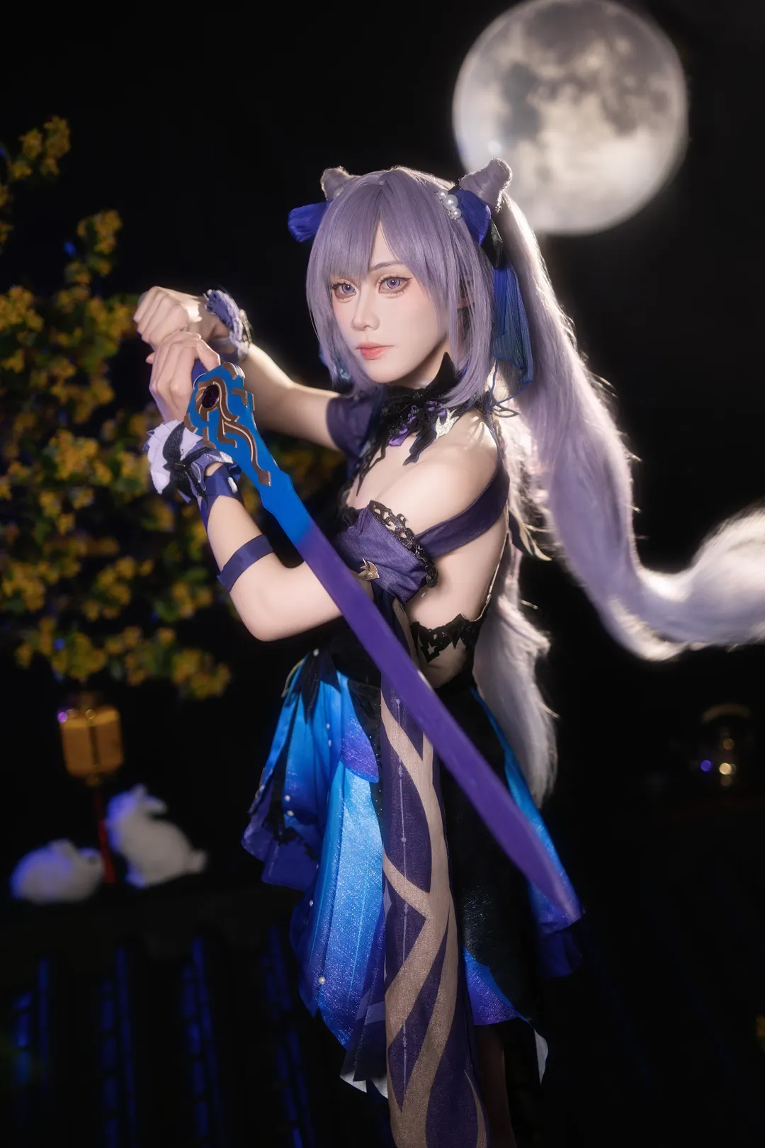 角色扮演, 原神, 二次元摄影, 刻晴cos, cosplay正片 - 第4张