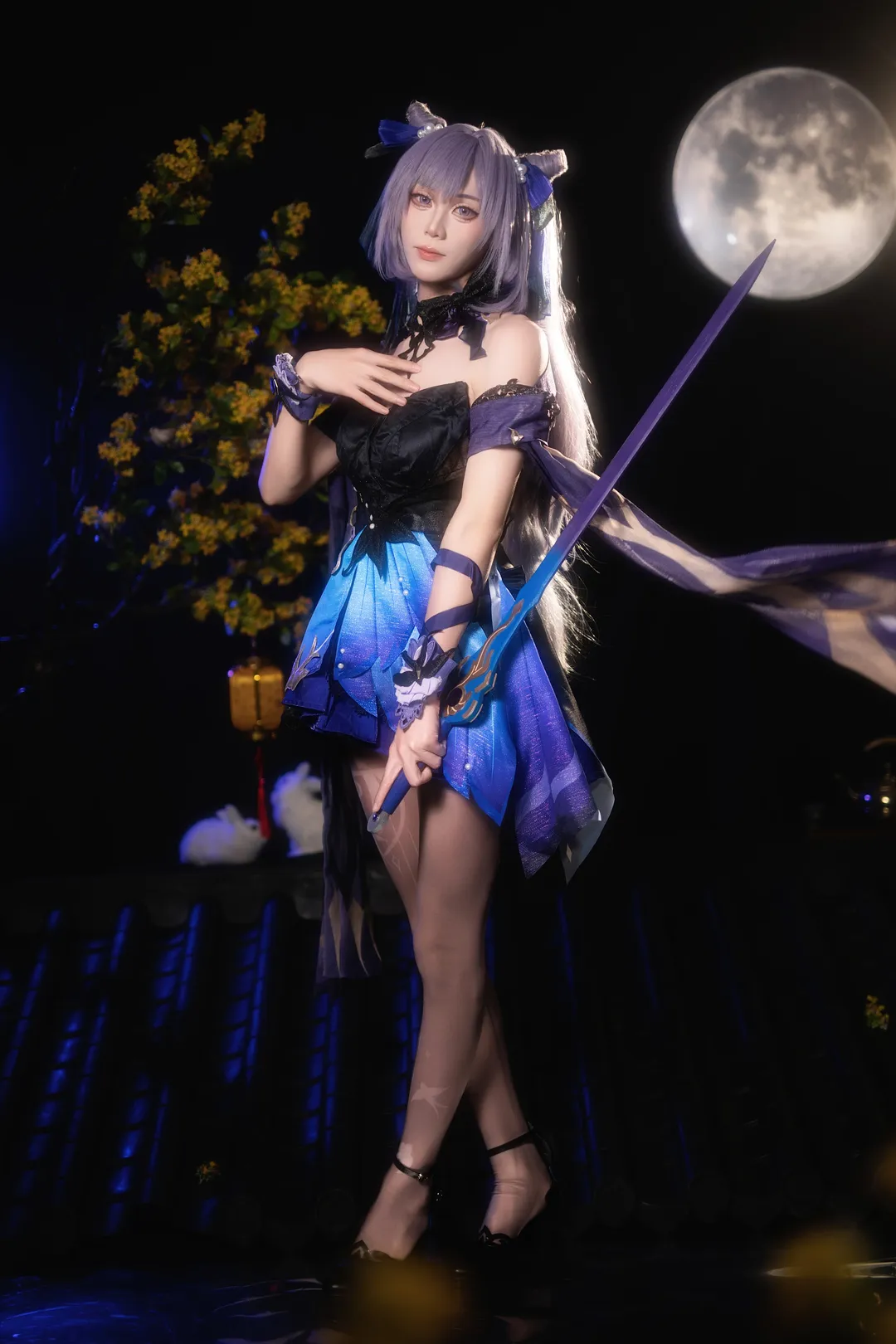角色扮演, 原神, 二次元摄影, 刻晴cos, cosplay正片 - 第6张