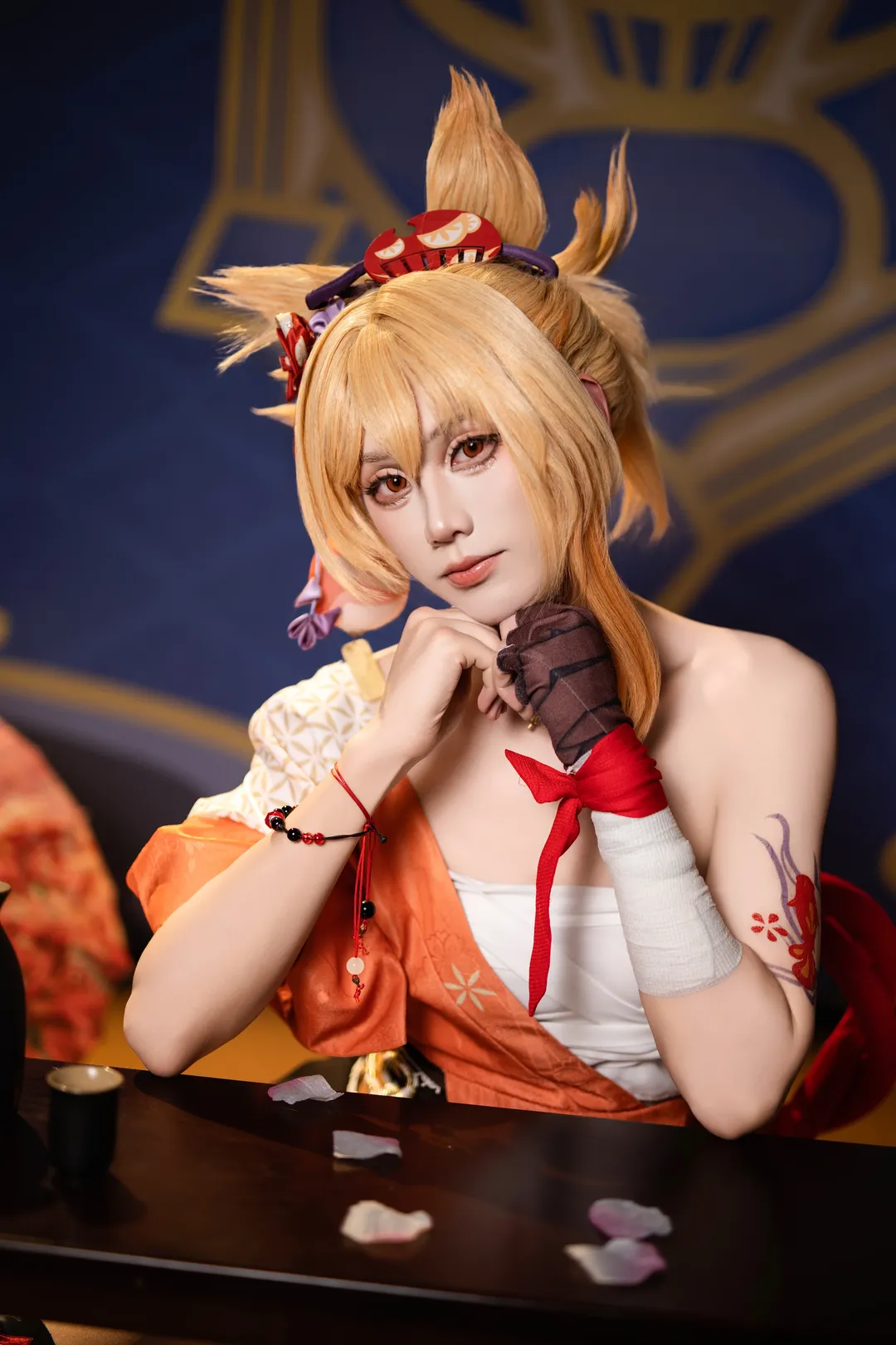 原神, 和风摄影, cosplay服装, 宵宫cos, 动漫角色扮演 - 第3张