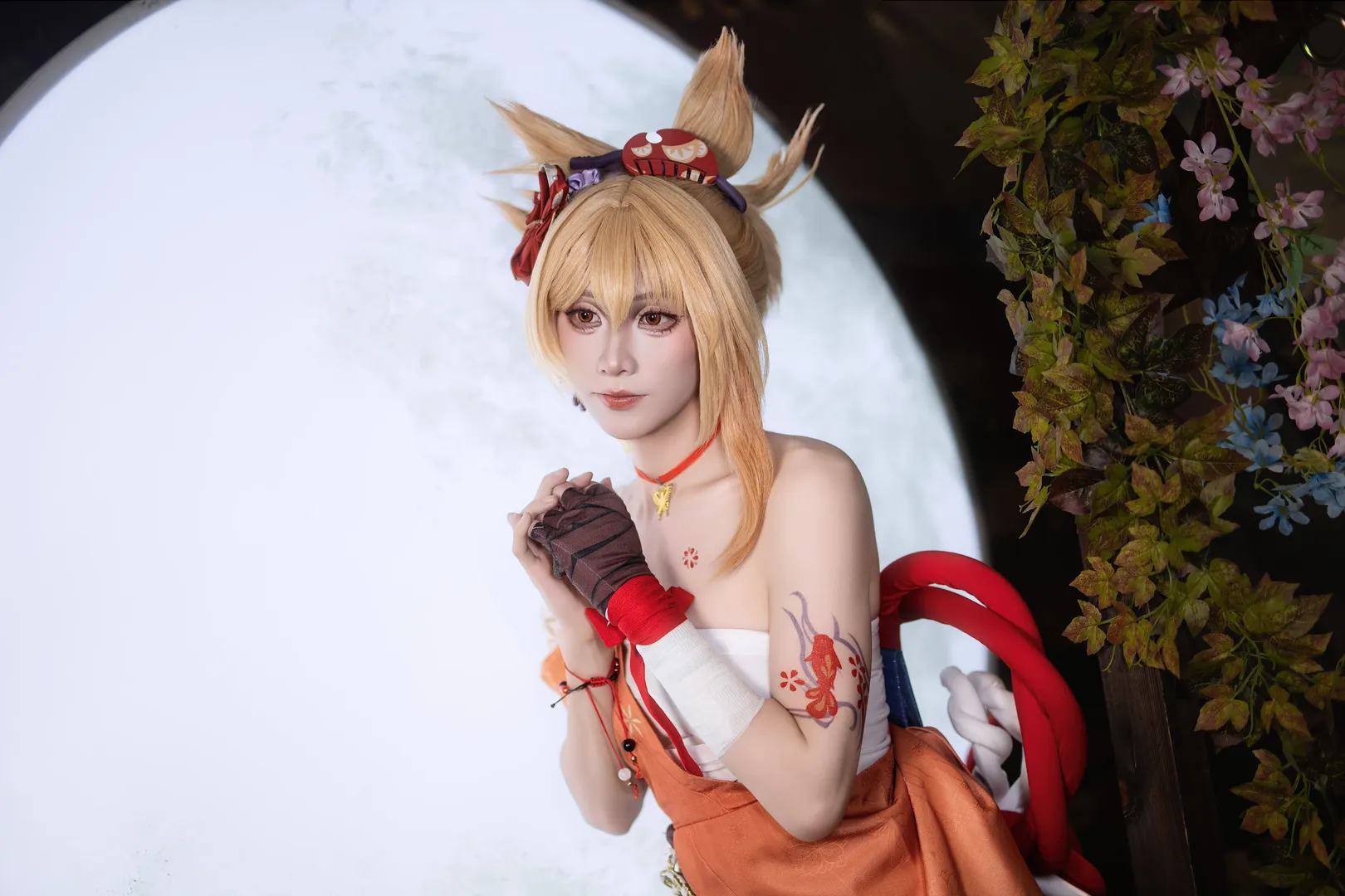 原神, 和风摄影, cosplay服装, 宵宫cos, 动漫角色扮演 - 第4张