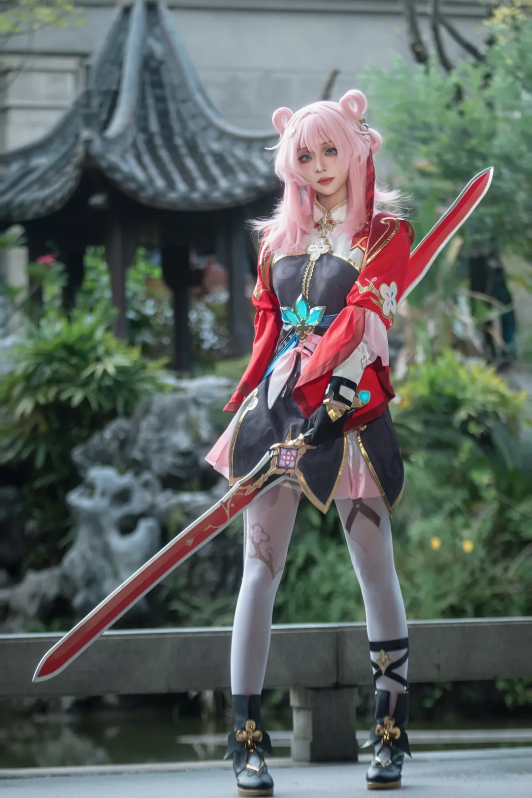Honkai: Star Rail, March 7th cosplay, March 7th (The Hunt), Xianzhou cosplay, Dual blades styling - Image 3