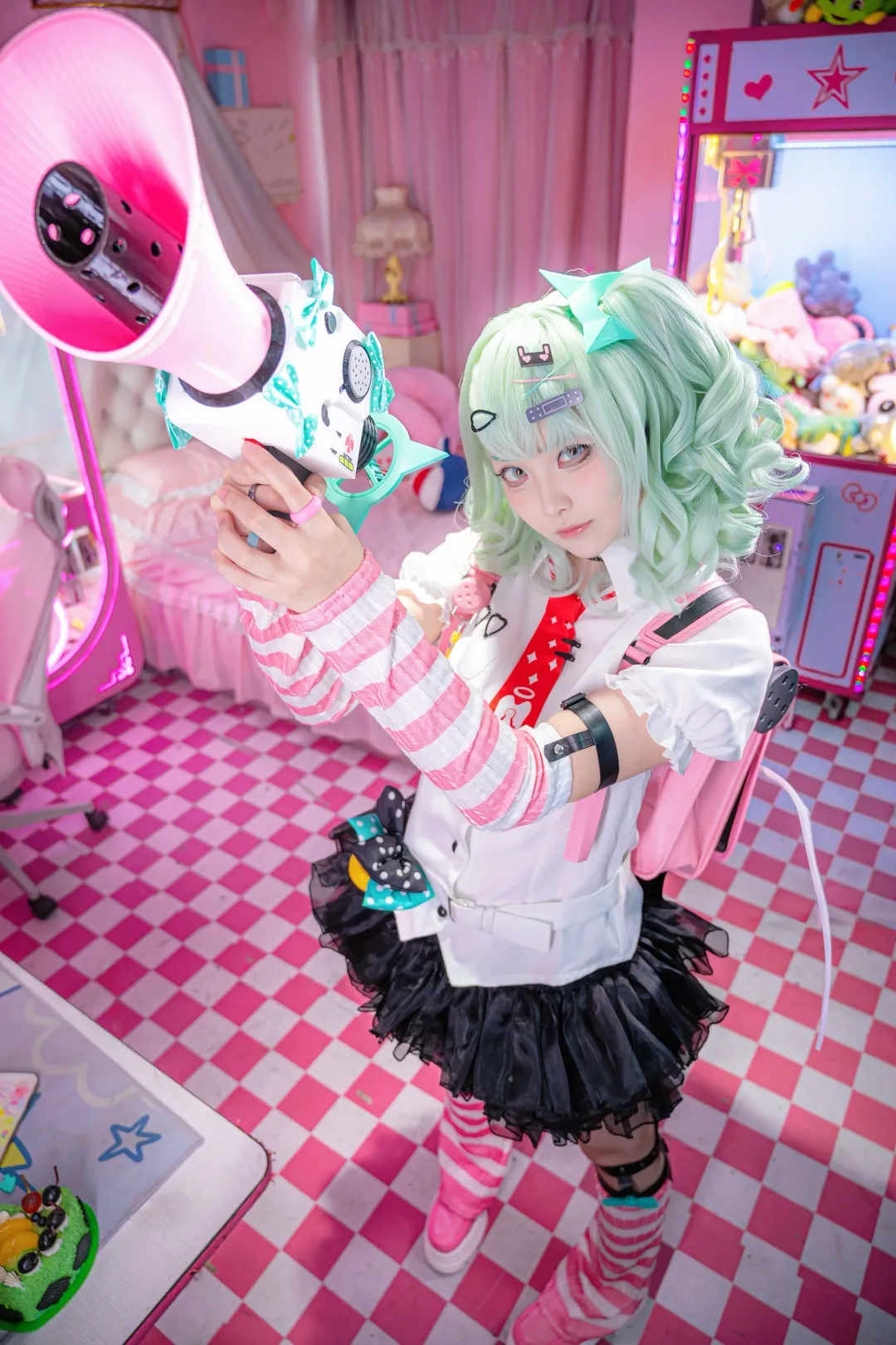 绝区零, 二次元少女, 千夏cos, cosplay写真, 粉色系穿搭 - 第3张
