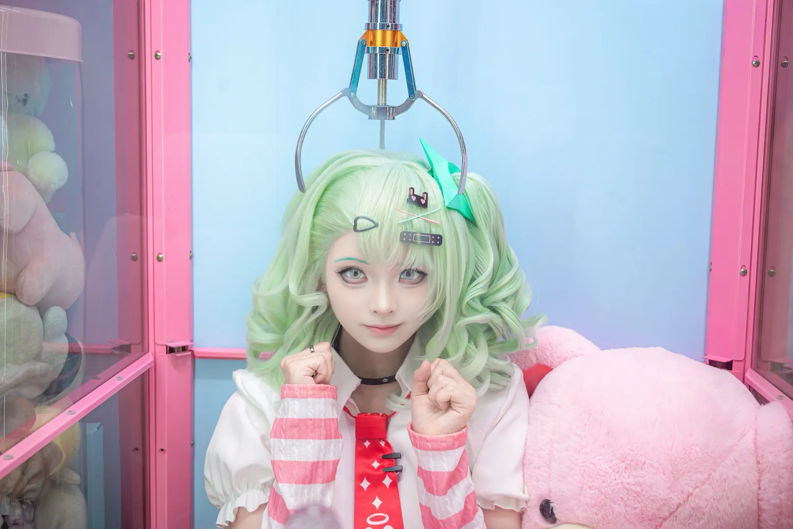 绝区零, 二次元少女, 千夏cos, cosplay写真, 粉色系穿搭 - 第9张