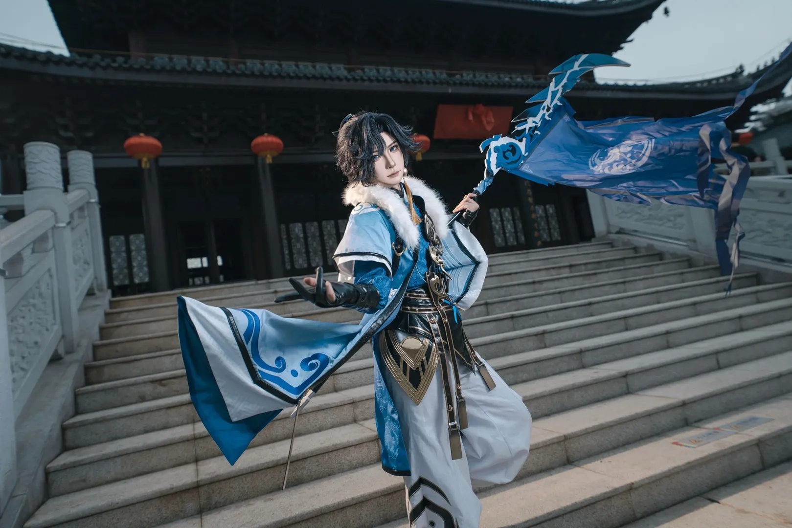 オナー・オブ・キングス, 古風コスプレ, コスプレ撮影, 孫権 コスプレ, 古風な武器の造形