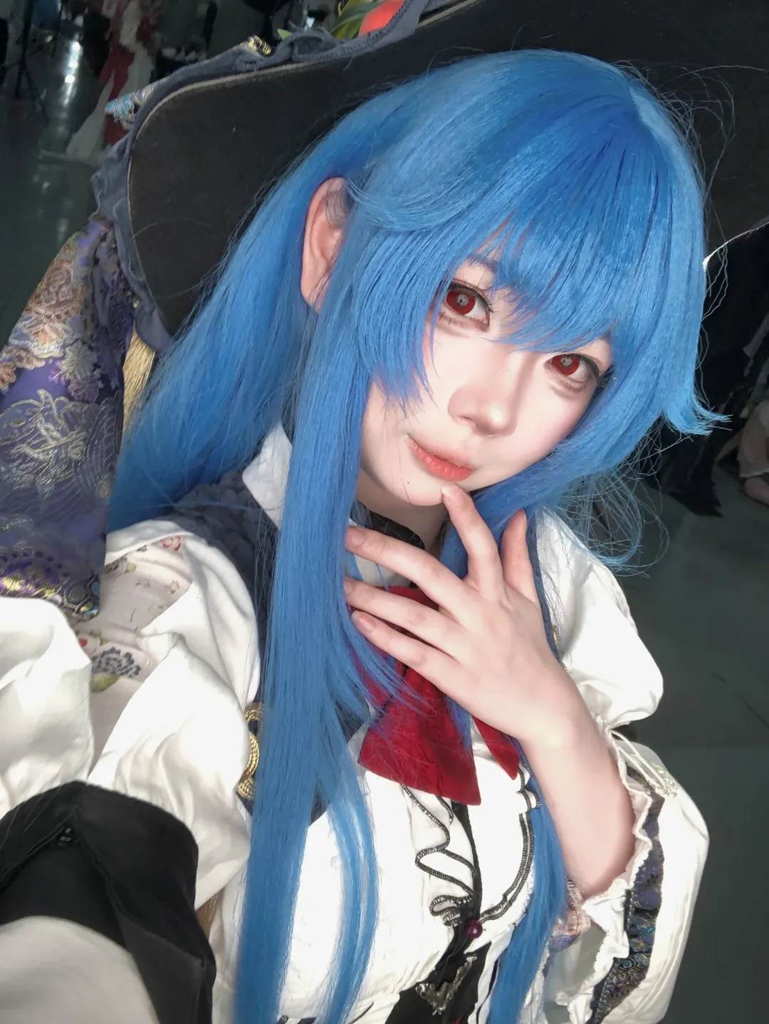 東方Project, イベント写真, 比那名居天子 コスプレ, 東方Project, 青髪赤瞳 - 3枚目