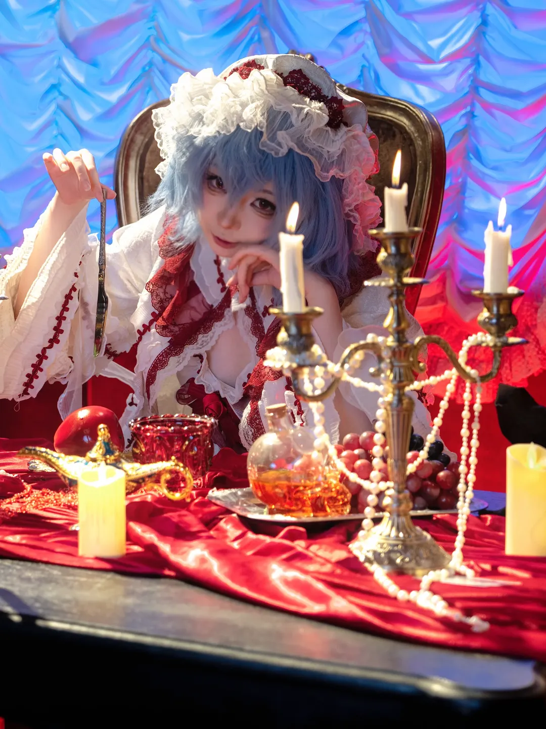 东方Project, 蕾米莉亚cos, cosplay正片, 哥特风cosplay, 车万cos