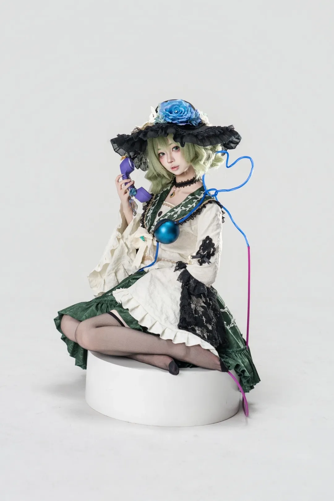 东方project, cosplay动作参考, 古明地恋cos, 棚拍正片, 二次元角色扮演 - 第7张