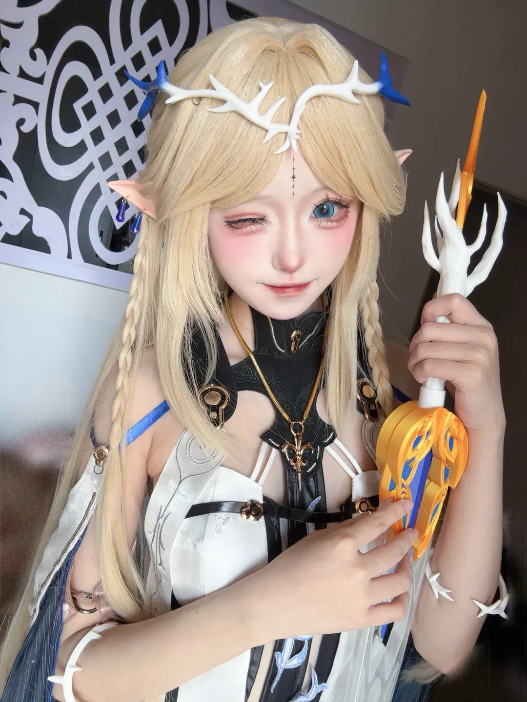 鸣潮, 卡提希娅cos, 流浪骑士, cosplay日常, 小卡cos - 第1张
