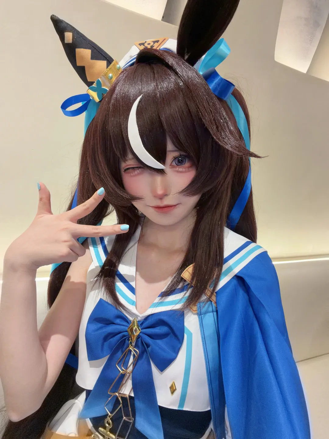 角色扮演, 赛马娘, 蓝白水手服, 强击cos, 赛马娘only