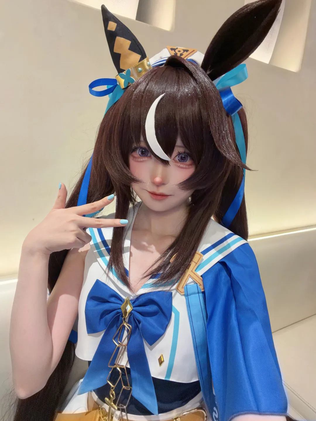 角色扮演, 赛马娘, 蓝白水手服, 强击cos, 赛马娘only - 第2张