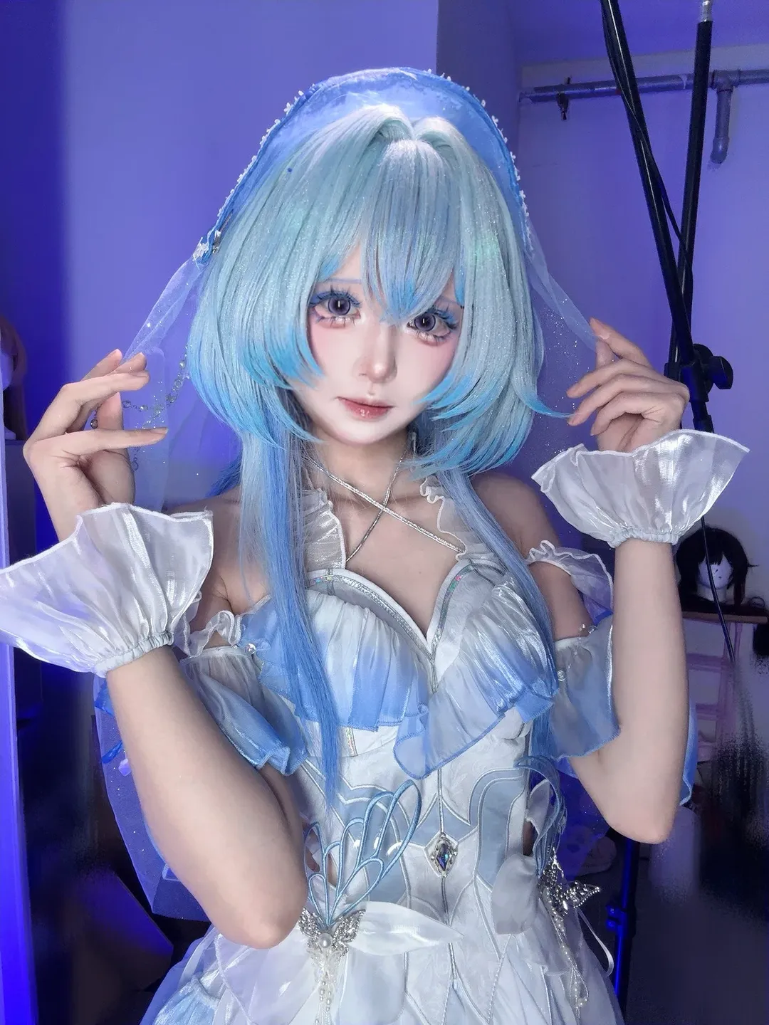 Wuthering Waves, The Shorekeeper cosplay, Always and Ever, Cosplay photography, Anime-style fashion