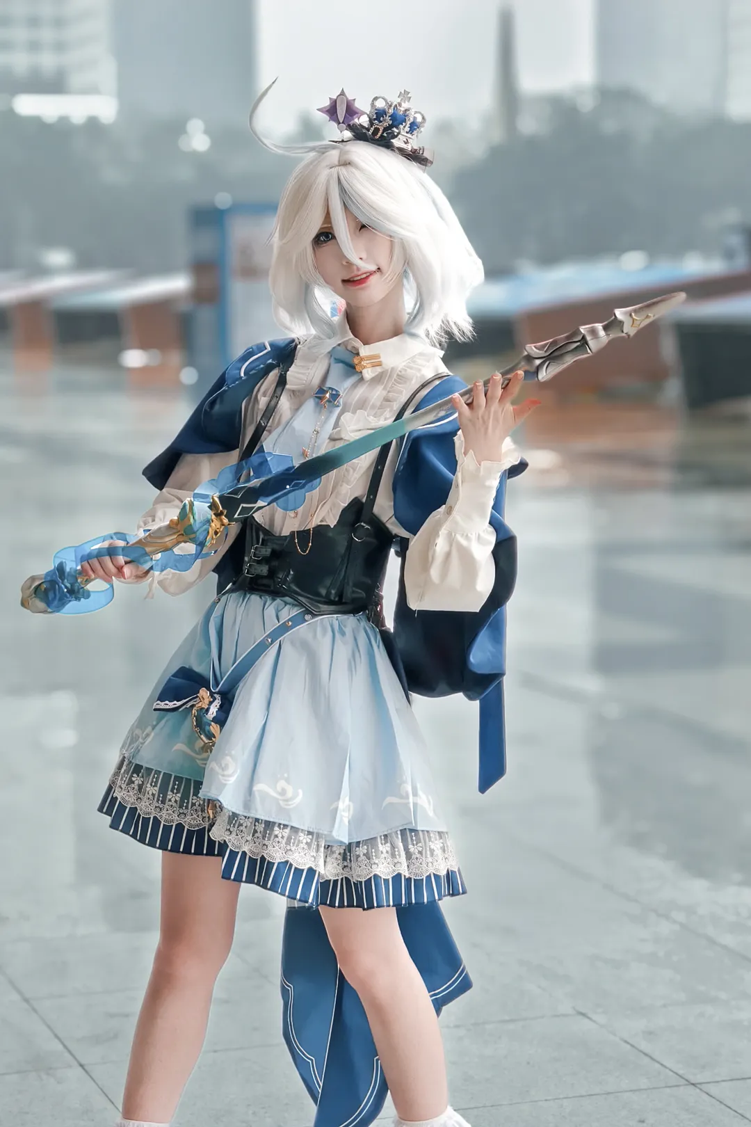 原神, 漫展返图, 芙宁娜cos, 二次元cos, 蓝色系cosplay - 第1张
