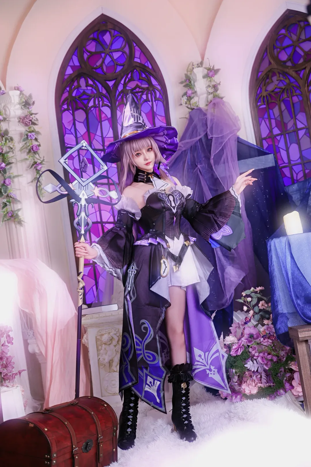 二次元攝影, 崩壞星穹鐵道, 遊戲角色還原, 大黑塔cos, cosplay正片