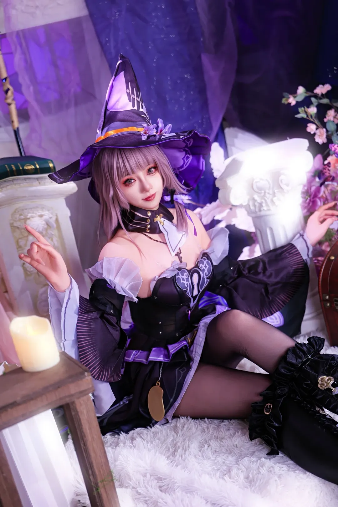 二次元摄影, 崩坏星穹铁道, 游戏角色还原, 大黑塔cos, cosplay正片 - 第3张