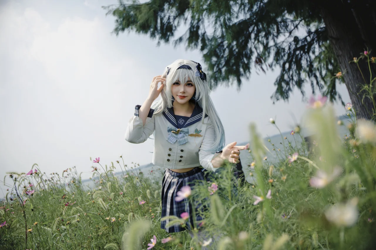 崩壊：スターレイル, 夏の花の海, ホタル コスプレ, コスプレ撮影, 屋外ポートレート撮影 - 2枚目