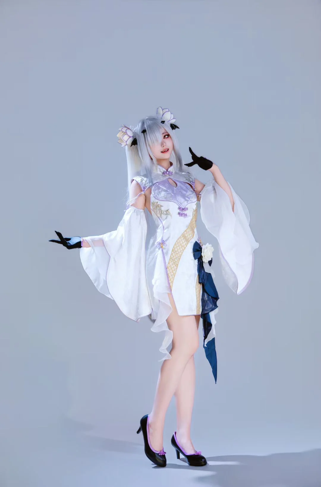 cos正片, Fate/Grand Order, 二次元cosplay, 白毛双马尾, 妖兰cos - 第2张