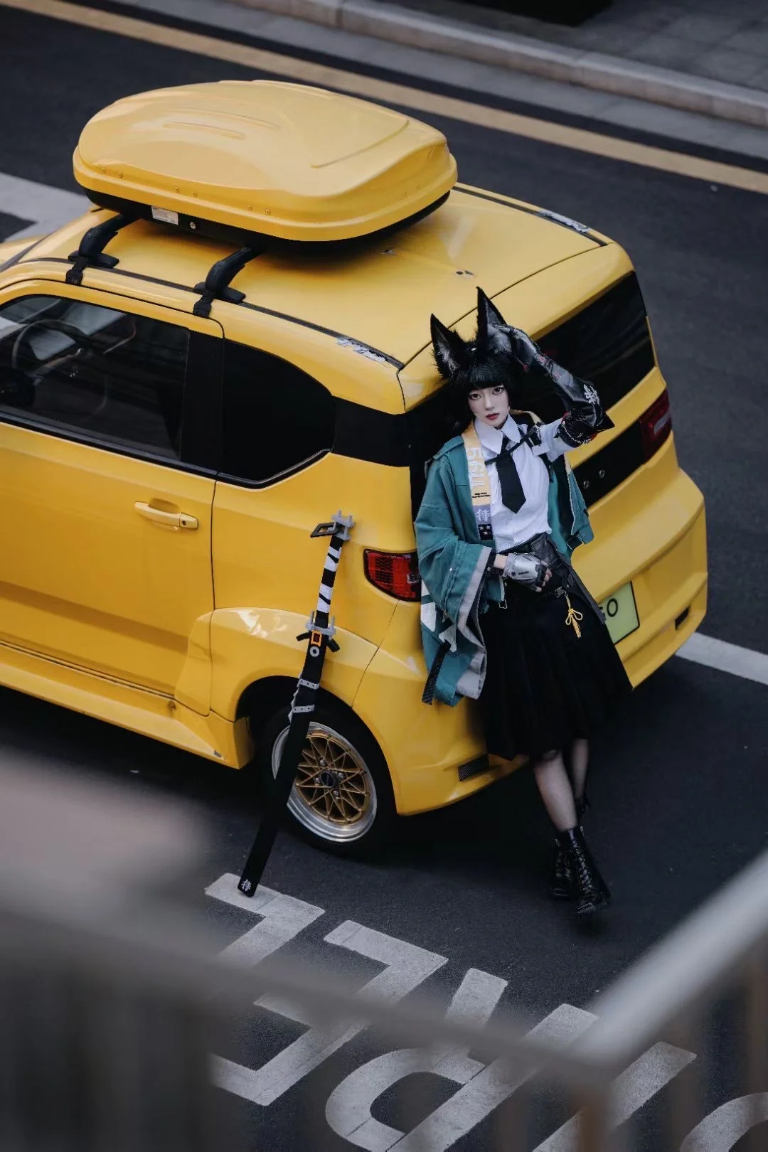 绝区零, 摄影分享, 星见雅cos, 兽耳cosplay, 街头风正片 - 第1张