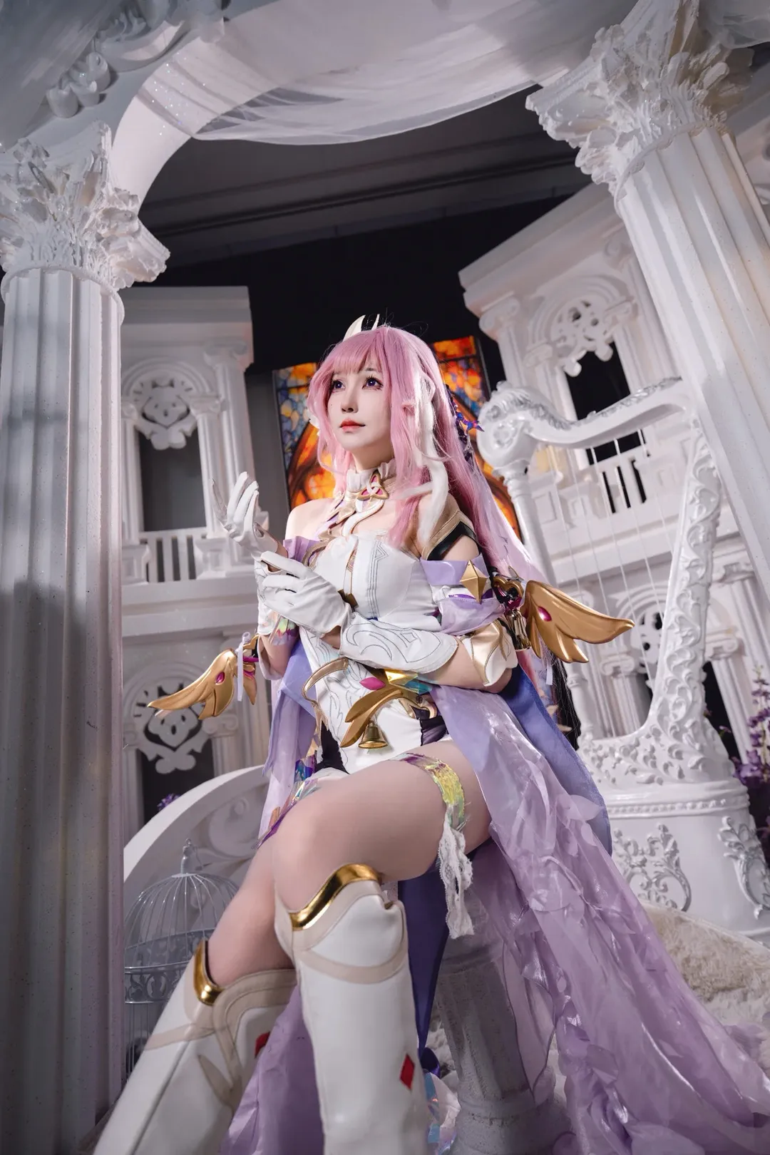 爱莉希雅cos, 崩坏3, 二次元cosplay, 崩坏3cosplay, 人之律者cos - 第2张