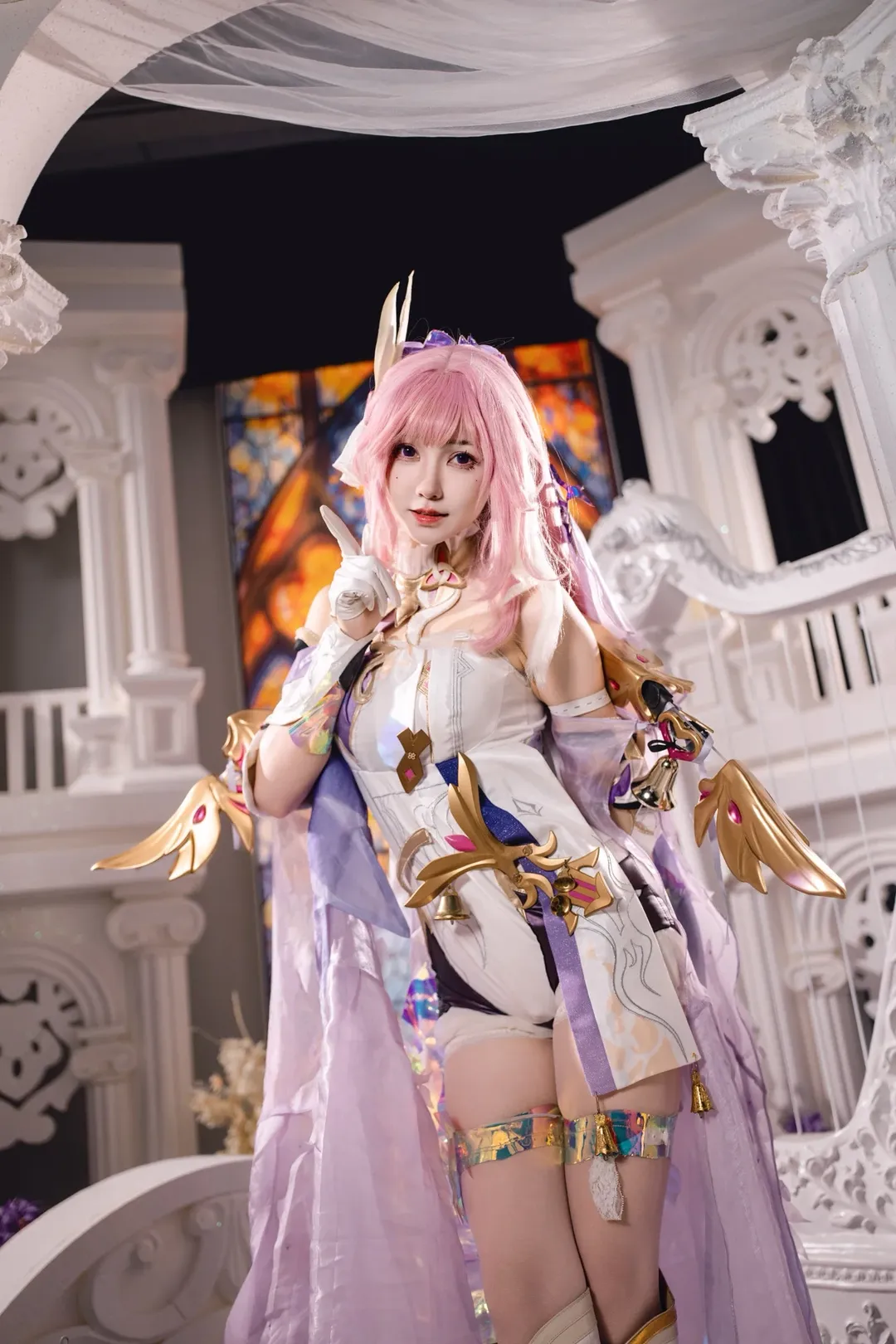 爱莉希雅cos, 崩坏3, 二次元cosplay, 崩坏3cosplay, 人之律者cos