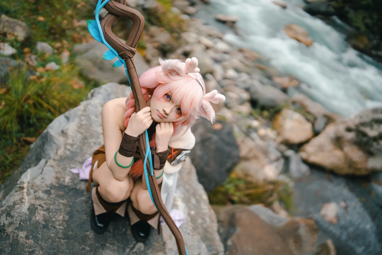 Cosplay photoshoot, Honor of Kings, Yao cosplay, Outdoor photography, Outdoor girl - Image 2