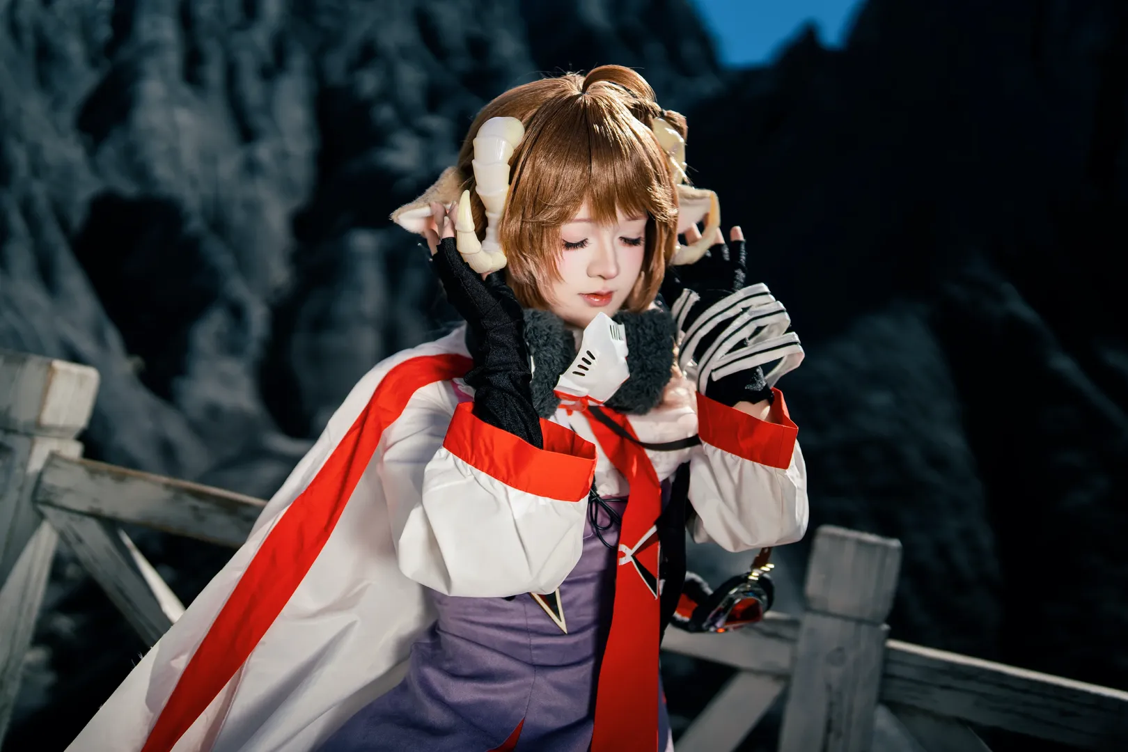 角色扮演, 户外摄影, 明日方舟, 艾雅法拉cos, 火山外景 - 第4张