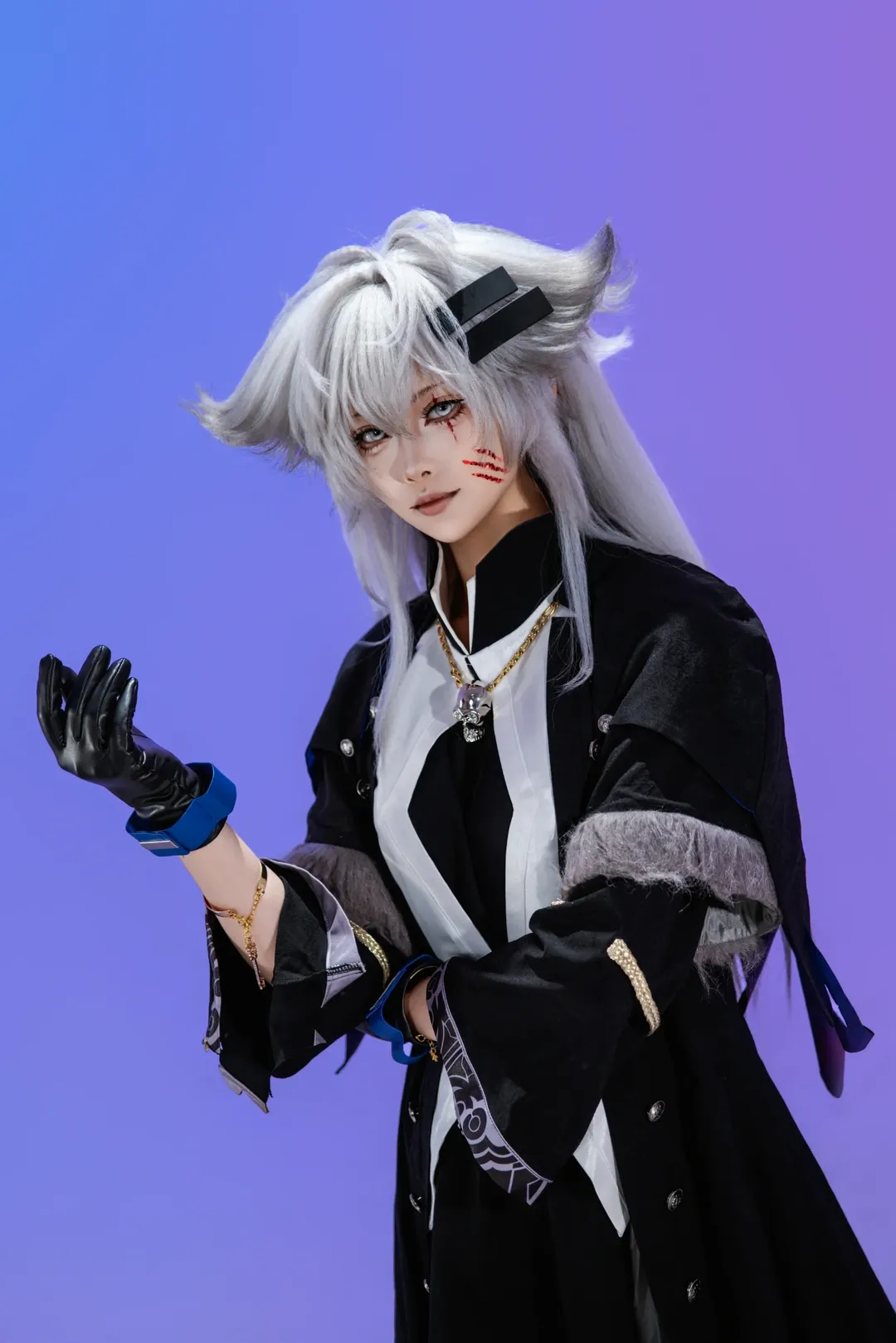 Arknights, Lappland cosplay, Cosplay photography, Studio portrait, Faithful costume reproduction - Image 3